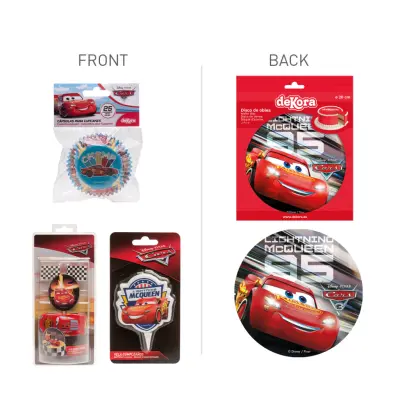 Tårtdekorerings-kit Med Blixten McQueen