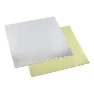 Tårtfat Kantigt Silver/Guld - 30 x 40 cm