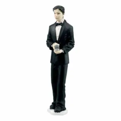 Tårtfigur Brudgum - Ljus