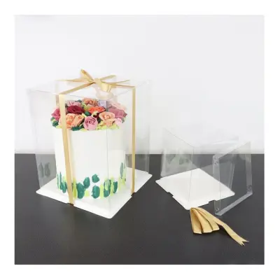 Tårtkartong Transparent - 30 cm