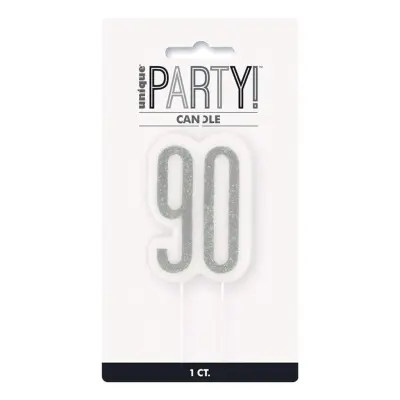 Tårtljus 90 Silver