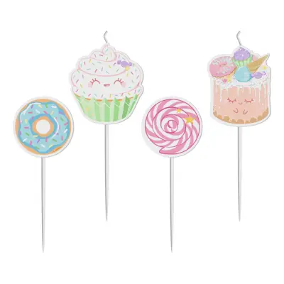 Tårtljus Crazy Cake - 4-pack