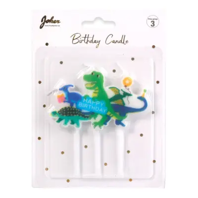 Tårtljus Dinosaurier