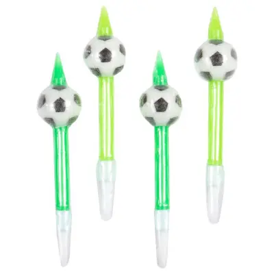 Tårtljus fotboll 4-pack