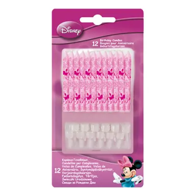 Tårtljus Mimmi Pigg Rosa - 12-pack