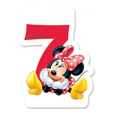 Tårtljus Mimmi Pigg - Siffra 7