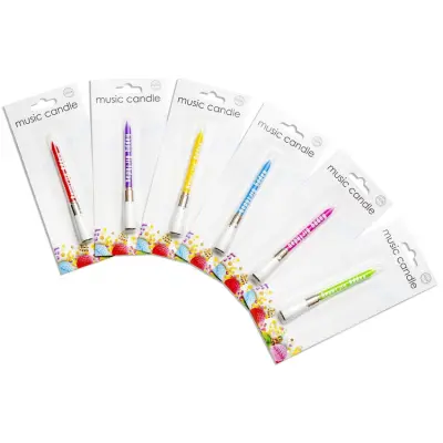 Tårtljus musikspelande