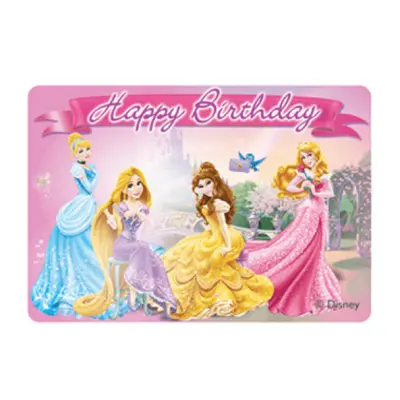 Tårtljus prinsessor 9 x 7 cm