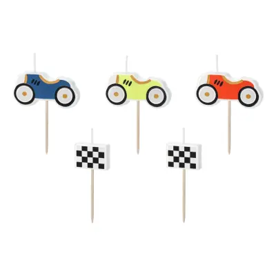 Tårtljus Racerbilar