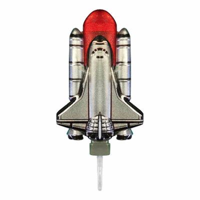 Tårtljus Raket Silver