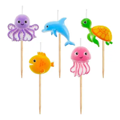 Tårtljus Söta Havsdjur