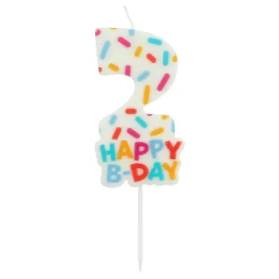 Tårtljus Siffra Strössel