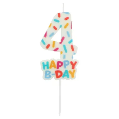 Tårtljus Siffra Strössel