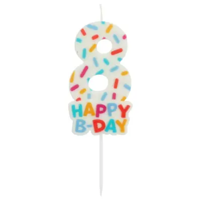 Tårtljus Siffra Strössel