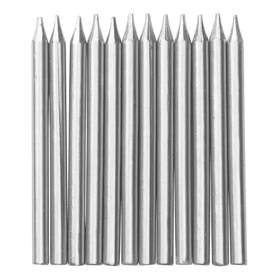 Tårtljus Silver - 12-pack
