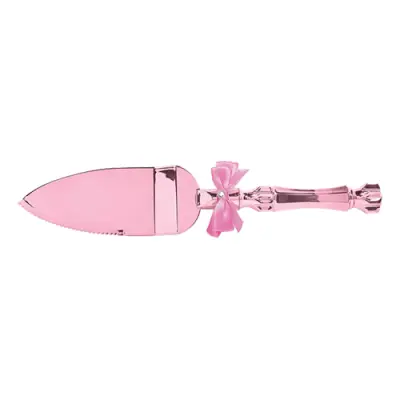 Tårtspade Rosa Metallic