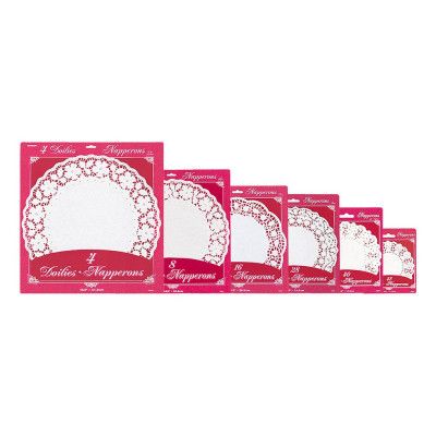 Tårtunderlägg Vita Runda - 13,9 cm (40-pack)