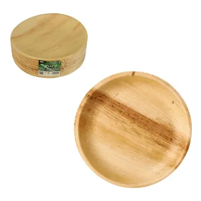 Tallrikar av Palmblad Runda - 25-pack