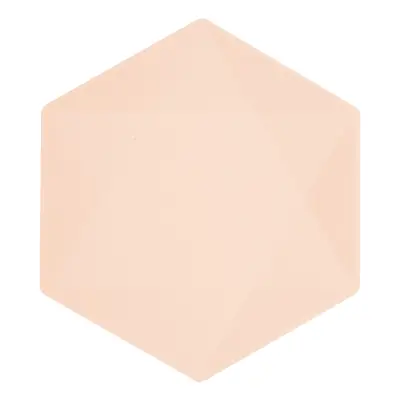 Tallrikar Hexagonala Vert Decor Aprikos - Mellan