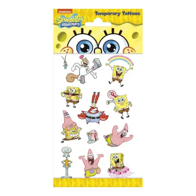 Tatueringar Svampbob Fyrkant