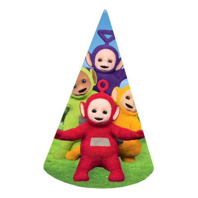 Partyhattar Teletubbies - 8-pack