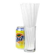 Transparenta Sugrör XL - 200-pack