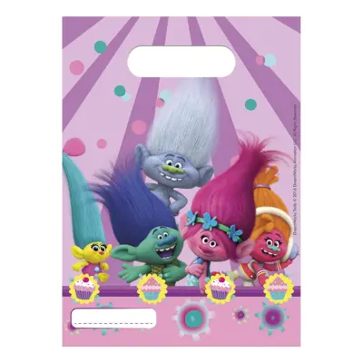 Kalaspåsar Trolls - 6-pack