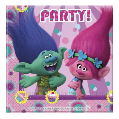 Servetter Trolls - 20-pack