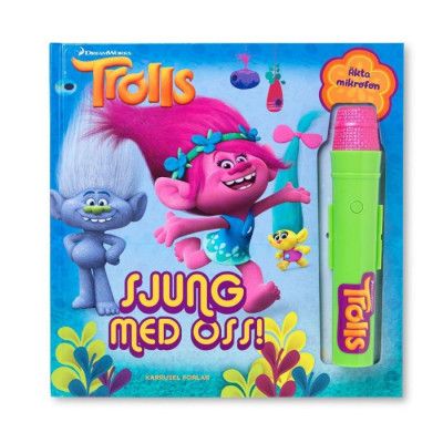 StorOchLiten Trolls, Bok&mikrofon Sjung med Trolls