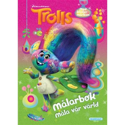 Egmont Kärnan Trolls, Målarbok - Måla vår värld