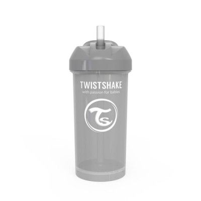 Twistshake Straw Cup 360ml (Grå)