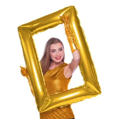 Folieballong Ram Guld