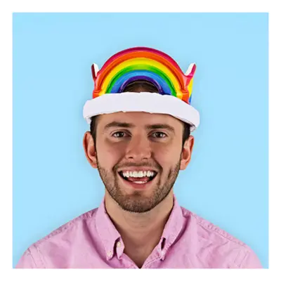 Uppblåsbar Regnbågskrona - One size