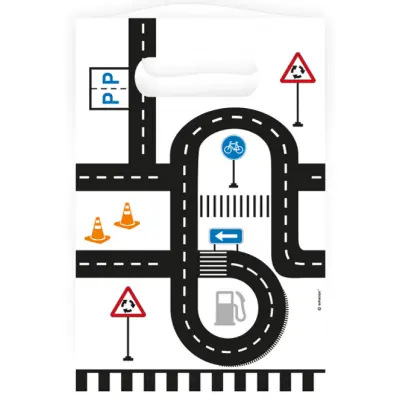 Utryckningsfordon godispåsar 8-pack