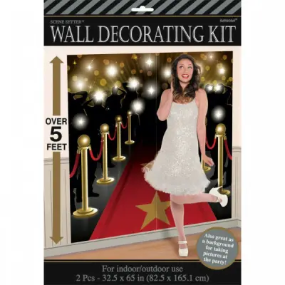 Väggdekoration Hollywood och röda mattan