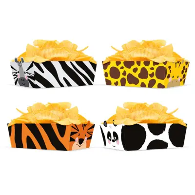 Vilda Djur - Snackslåda 4-pack