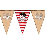 Vimpelgirlang Pirat Hip Hip Ahoy