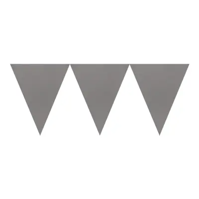 Vimpelgirlang Silver Lång