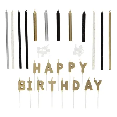 Wilton Tårtljus Happy Birthday Kit - 25-pack