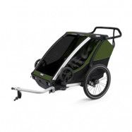 Thule ChariotCab 2 Cypres Green, Cykelvagn
