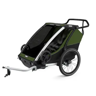 Thule Chariot Cab2 cykelvagn, cypress green