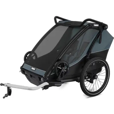 Thule Chariot Cab2 cykelvagn, dark slate