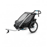 Thule Chariot Sport 1 cykelvagn + joggingkit, black