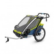 Thule Chariot Sport 2 cykelvagn 2018 m belysning, chartreuse