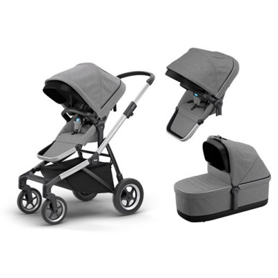 Thule Sleek duovagn + syskonsits, valfri färg