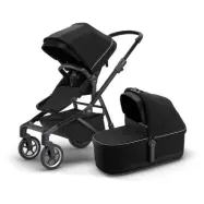 Thule Sleek duovagn, black on black