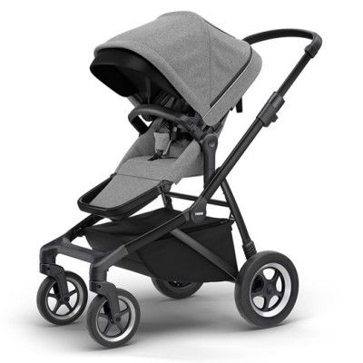 Thule Sleek sittvagn, grey melange/svart chassi
