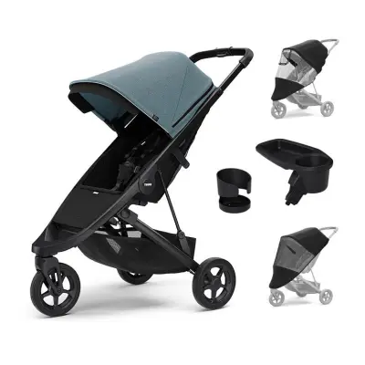 Thule Spring sittvagn + tillbehörspaket, valfri färg