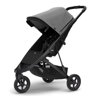 Thule Spring sulky, black/grey melange
