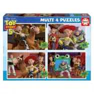 Educa Toy Story 5 4-pack Pussel 50-80-100-150 bitar - Toy Story -  Leksaksaffären